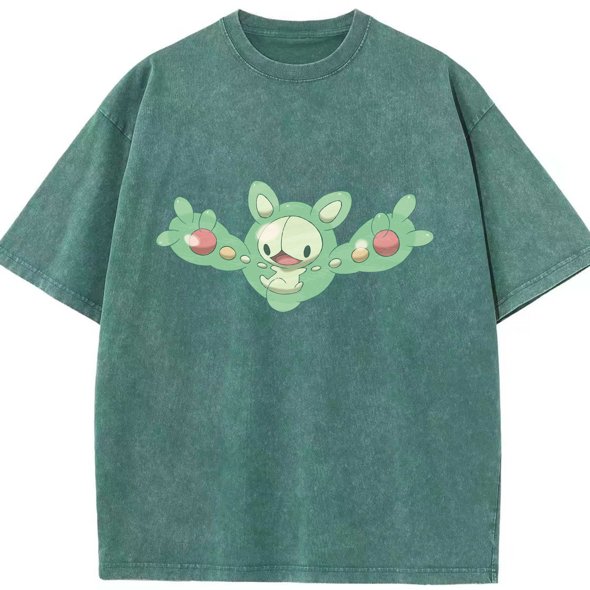（画像用） ポケットモンスター Pokémon 綿100% ヴィンテージ風 半袖Tシャツ（フロントプリント）